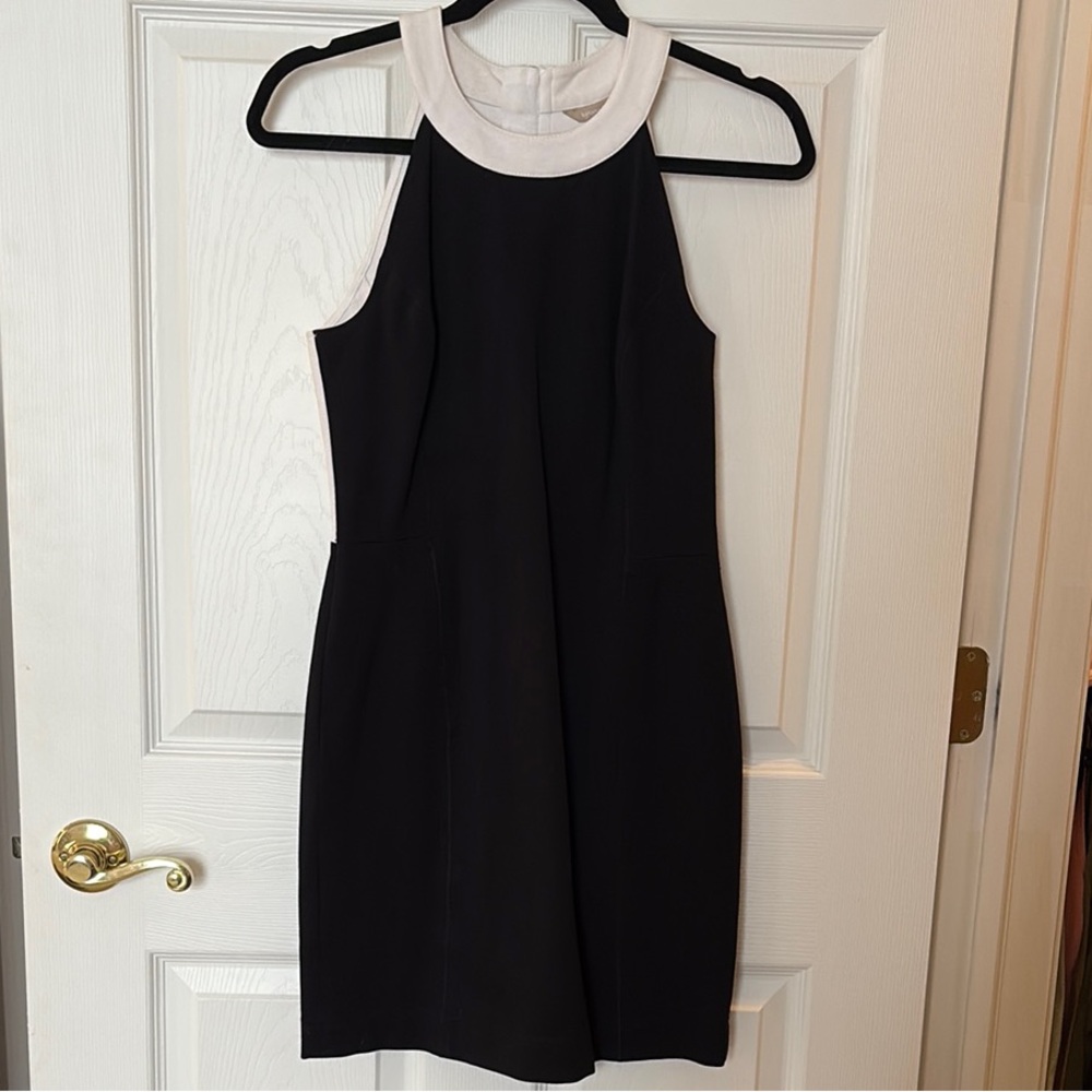 Banana Republic Black Sleeveless Halter Mini Dress